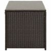 vidaXL Gartenbox Poly Rattan 100x50x50 cm Braun