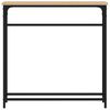 vidaXL Konsolentisch Sonoma-Eiche 75 x 19,5 x 75 cm Holzwerkstoff