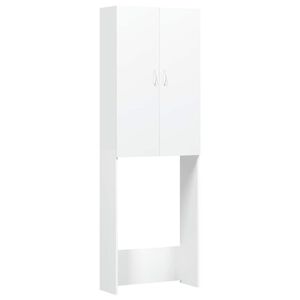 vidaXL Waschmaschinenschrank Wei&szlig; 64x25,5x190 cm