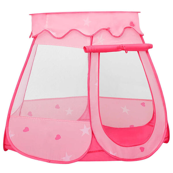 vidaXL Kinder-Spielzelt Rosa 102x102x82 cm
