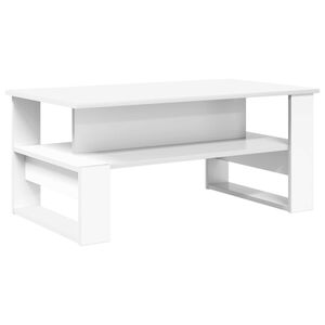 vidaXL Couchtisch Wei&szlig; 90 x 50 x 40 cm Holzwerkstoff