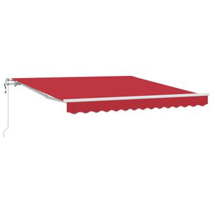 vidaXL Einziehbare Markise Rot 300 x 250 cm Stoff