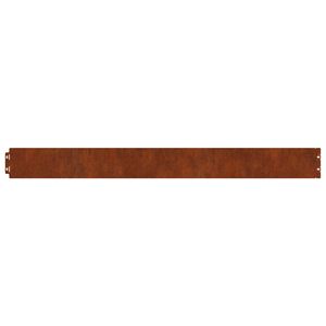 vidaXL Rasenkante 30 stk. 20 x 103 cm Wetterfeststahl Rostoptik