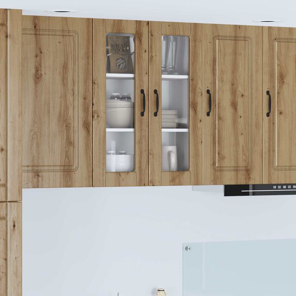 vidaXL K&uuml;chenschrank Artisan-Eiche 60 x 31 x 80 cm Holzwerkstoff