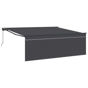 vidaXL Markisenrahmen Gelb und Wei&szlig; 350 x 250 cm