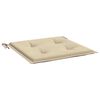 vidaXL Gartenstuhl-Kissen 6 Stk. Beige 50x50x4 cm Oxford-Gewebe