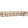 vidaXL Outdoor-Sofagarnitur 6 pcs Natur Massivholz Akazie
