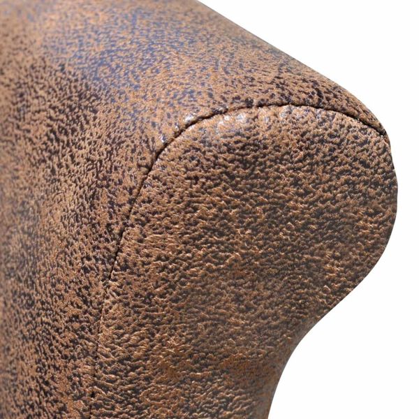 vidaXL Esszimmerst&uuml;hle 4 Stk. Braun Kunstleder