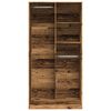 vidaXL Kleiderschrank Altholz-Optik 100x50x200 cm Holzwerkstoff