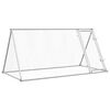 vidaXL H&uuml;hnerk&auml;fig Silbern 200x105x91 cm Verzinkter Stahl