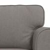vidaXL Sofa 140cm 2 pcs Taupe Metall