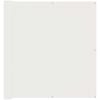 vidaXL Balkonsichtschutz Wei&szlig; 110 x 200 cm Oxford-Stoff