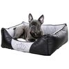 Kerbl Hundebett Chiara 42 x 32 cm Grau und Schwarz 80360