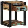 vidaXL Nachttisch 40 x 40 x 50 cm Massives upgecyceltes Holz