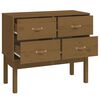 vidaXL Konsolenschrank Honigbraun 90x40x78 cm Massivholz Kiefer