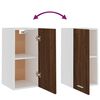 vidaXL Hängeschrank Lyon Braun Eichen-Optik 29,5x31x60 cm Holzwerkstoff