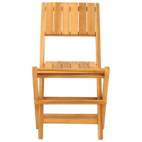 vidaXL Gartenstühle 8 Stk. Klappbar 47x62x90 cm Massivholz Teak