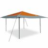 vidaXL Pop-up Pavillon Zelt Orange 400 x 400 cm Stoff