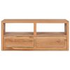 vidaXL TV-Schrank 90x30x40 cm Massivholz Teak