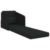 vidaXL Schlafsofa Schwarz 65 x 80 x 83 cm Samt