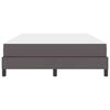 vidaXL Bettrahmen mit Matratze Grau 160 x 200 cm Stoff