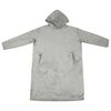 vidaXL Decken-Hoodie Grau M Flanell