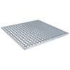 vidaXL Gitter Silber 60 x 60 x 2 cm Feuerverzinkter Stahl