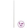 vidaXL M&ouml;belfolien Selbstklebend Transparent 90x500 cm PVC