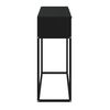 vidaXL Konsolentisch Schwarz 105x30x75 cm Holzwerkstoff und Eisen