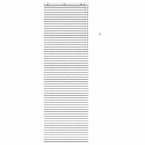 vidaXL Venezianische Jalousie Wei&szlig; 75 x 250 cm 35 mm