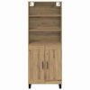 vidaXL Highboard Artisan-Eiche 69,5 x 34 x 180 cm Holzwerkstoff