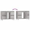 vidaXL Badschrank Grau Sonoma 80x33x60 cm Holzwerkstoff