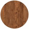 vidaXL Tischplatte &Oslash; 50 x 4 cm Rund Massivholz Eiche Hellbraun