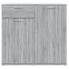 vidaXL Sideboard Grau Sonoma 80x36x75 cm Holzwerkstoff