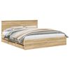 vidaXL Bettrahmen Sonoma-Eiche 180 x 200 cm Ingenieurs Holz