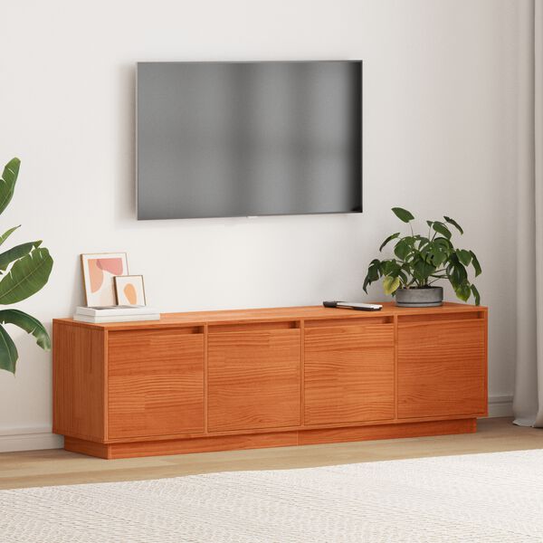 vidaXL TV-Schr&auml;nk Braun 156 x 37 x 45 cm Holzwerkstoff