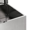 vidaXL Außenlagerbox Silber 80 x 50,5 x 50 cm Stahl