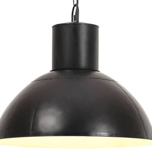 vidaXL H&auml;ngelampe 25 W Schwarz Rund 48 cm E27