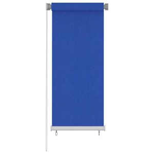 vidaXL Au&szlig;enrollo 65 (B) x 140 (H) cm Blau HDPE