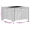 vidaXL Garten-Aufbewahrungsbox 60x54x41 cm PP Rattan Braun