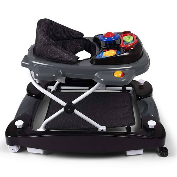 Baninni 2-in-1 Lauflernhilfe Classic Schwarz Tupfen