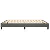 vidaXL Boxspringbettgestell Dunkelgrau 160x200 cm Samt