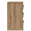 vidaXL Nachttisch Artisan-Eiche 39 x 39 x 67,5 cm Holzwerkstoff