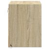 vidaXL Wand-Nachttische mit LED-Leuchten 2 Stk. Sonoma-Eiche