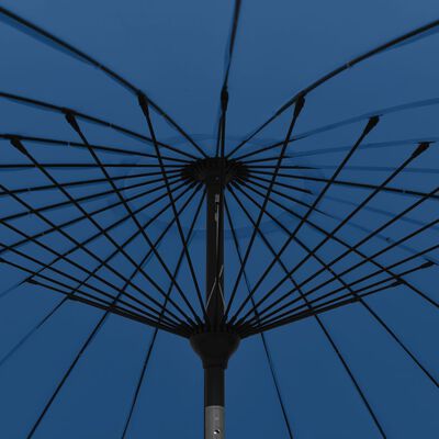 vidaXL Sonnenschirm mit Aluminium-Mast 270 cm Azurblau