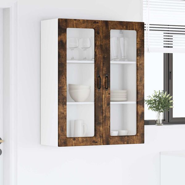 vidaXL K&uuml;chenschrank Ger&auml;ucherte Eiche 80 x 31 x 100 cm Holzwerkstoff