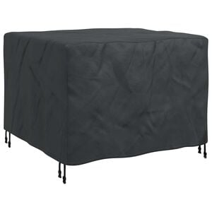 vidaXL M&ouml;belbezug Uni Schwarz 113 x 113 x 73 cm 210D