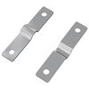 vidaXL Einschlagplatte 2 pcs Silber 50 x 10 x 1,2 mm Eisen