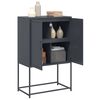 vidaXL Highboard Anthrazit 68,5x38,5x107 cm Stahl