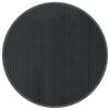vidaXL Teppich Rund Grau 60 cm Bambus